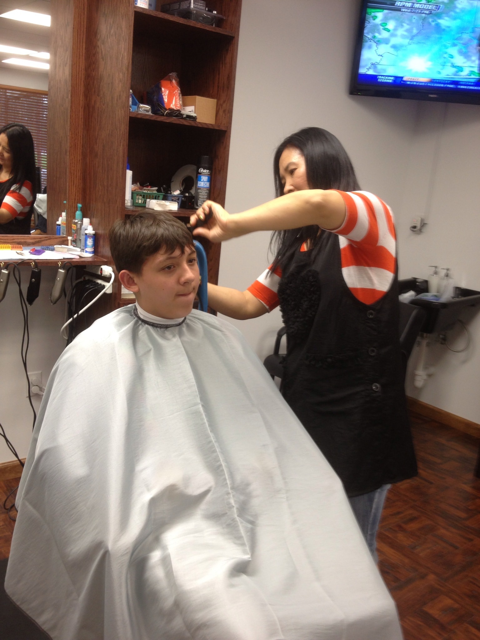 Sook's Barbershop — precision cut